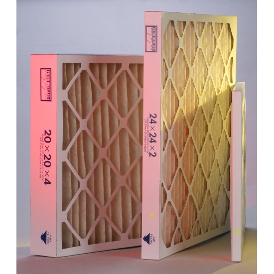 Préfiltres plissés SERIE W - EFFICACITÉ G4 - CADRE CARTON